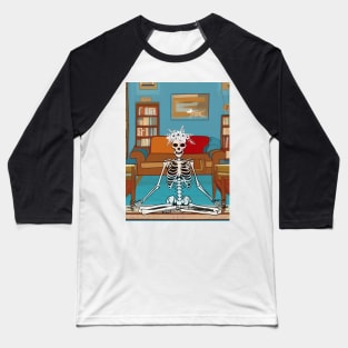 Namaste Skeleton Baseball T-Shirt